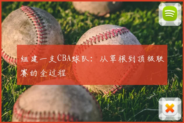 组建一支CBA球队：从草根到顶级联赛的全过程